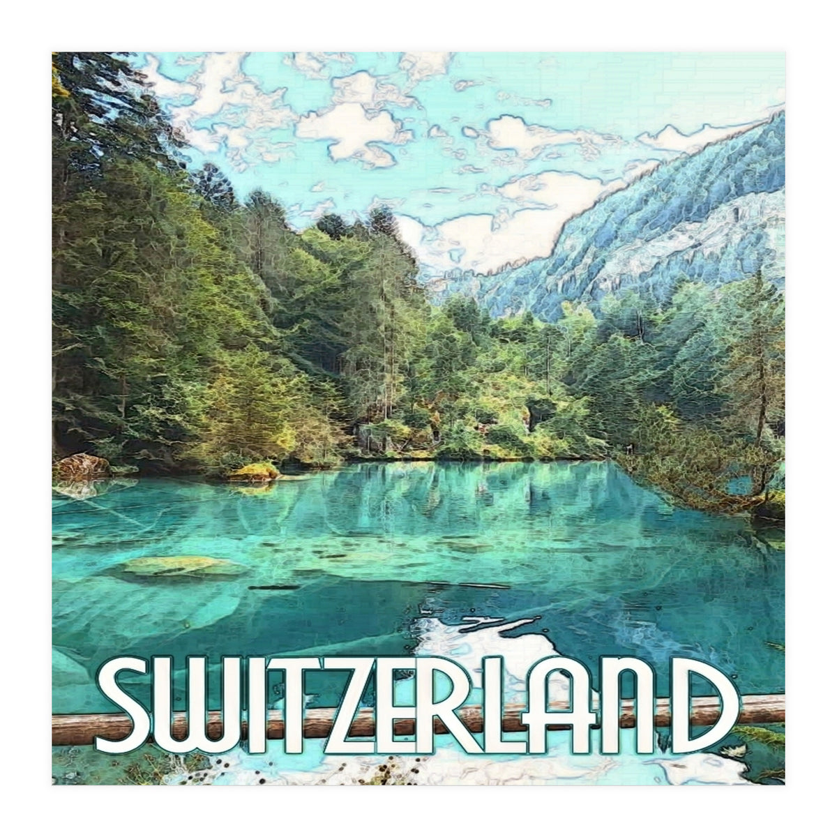 Blausee Naturpark, Switzerland. (Print Only)