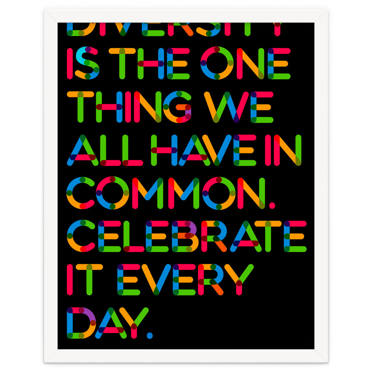 DIVERSITY (black Version)