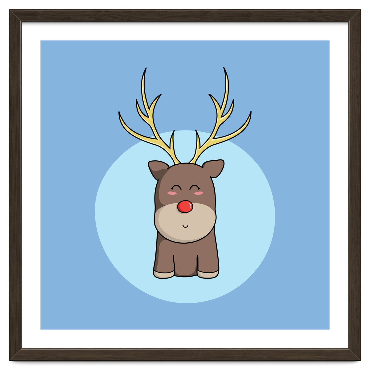 Kawaii Cute Christmas Reindeer