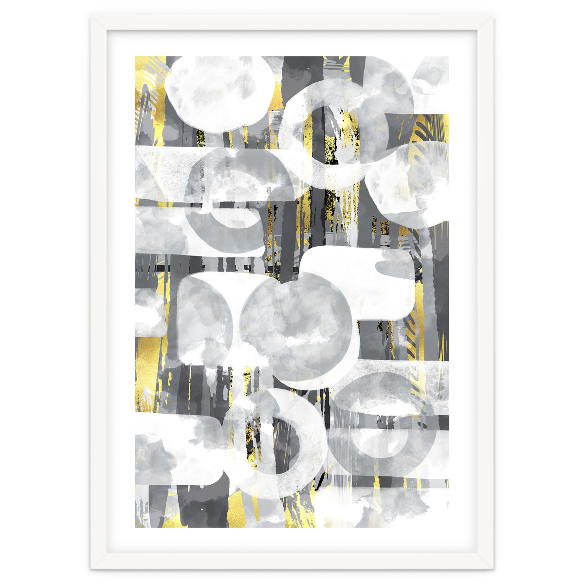 Abstract Painting No. 58 | Play with shapes and colors