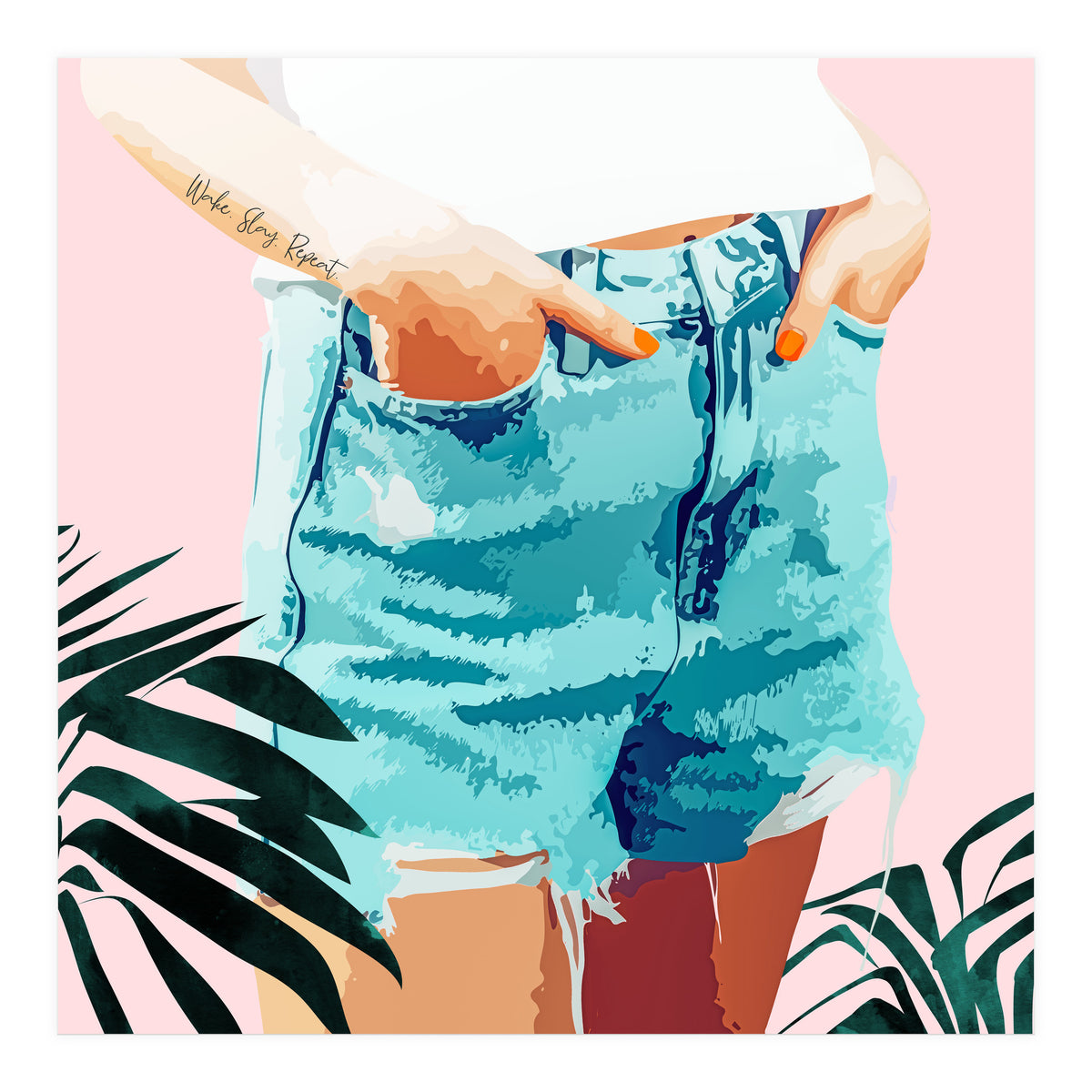 Wake. Slay. Repeat. (Print Only)