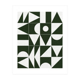 My Favorite Geometric Patterns No.15 - Deep Green (Print Only) thumbnail