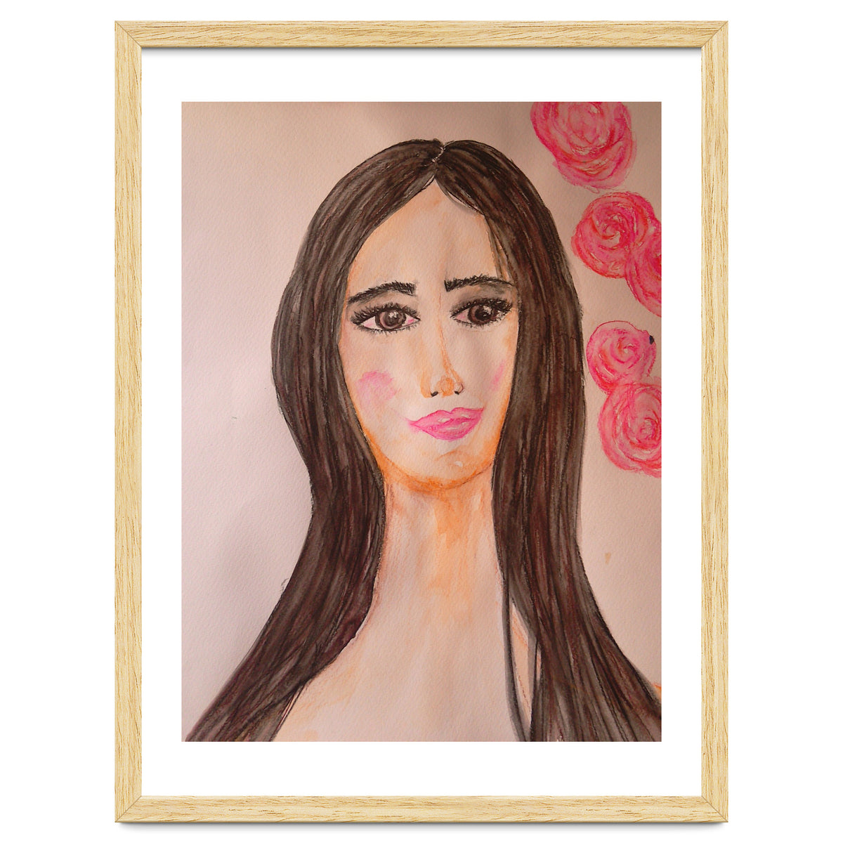 A Brunette With Sad Eyes