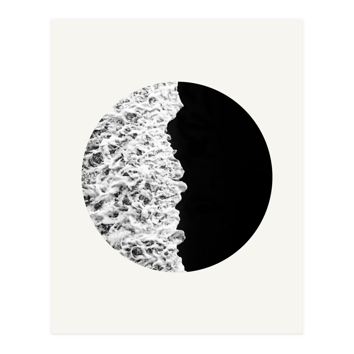 Ocean Waves Yin Yang (Print Only)
