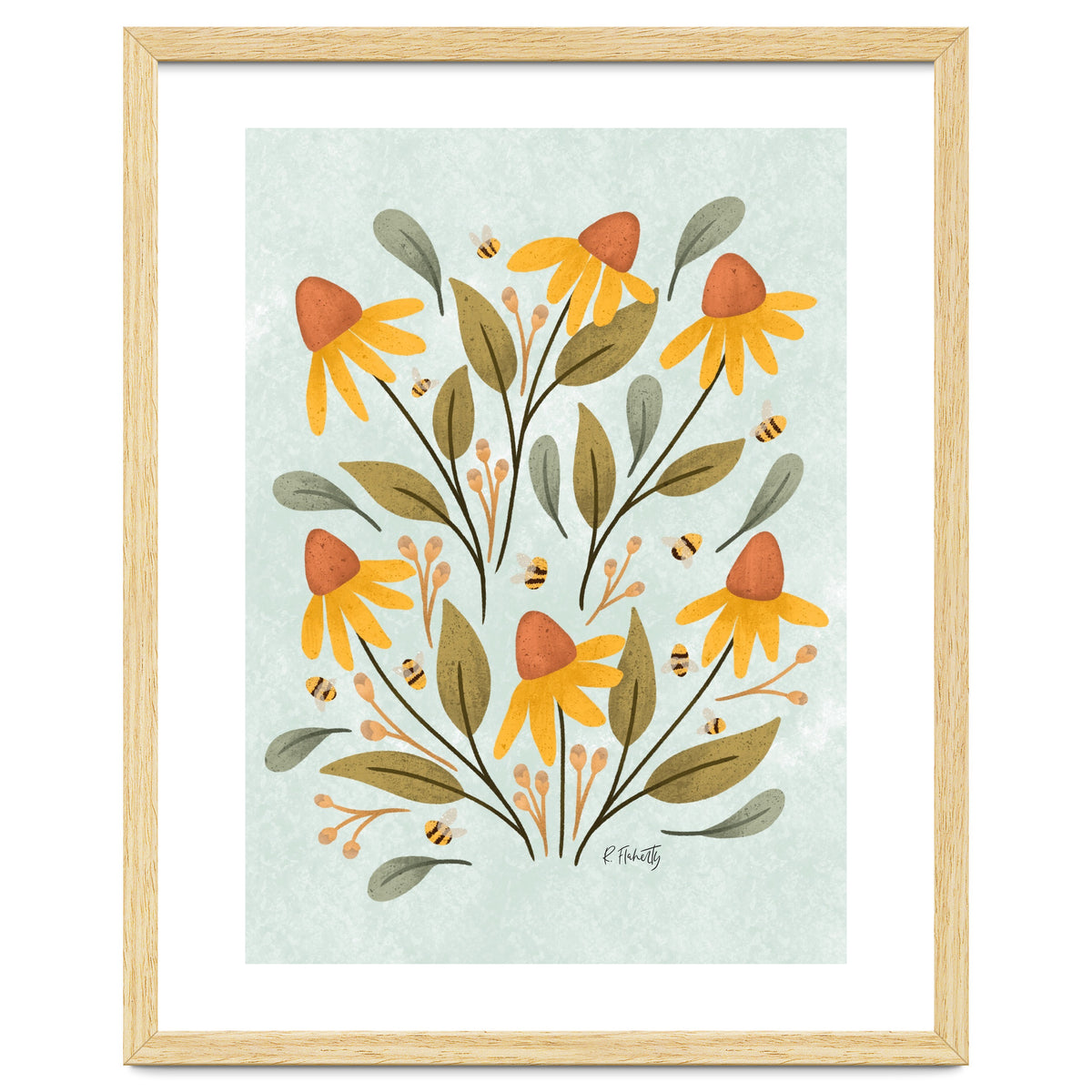 Daisies and Bumblebees