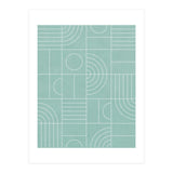 My Favorite Geometric Patterns No.25 - Light Blue (Print Only) thumbnail