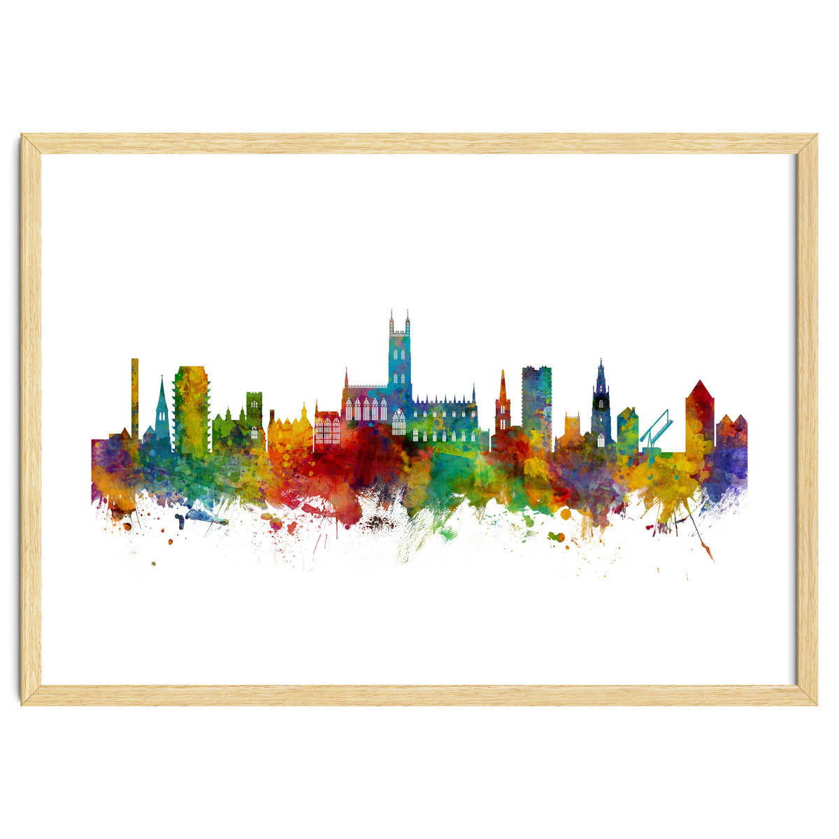 Gloucester England Skyline