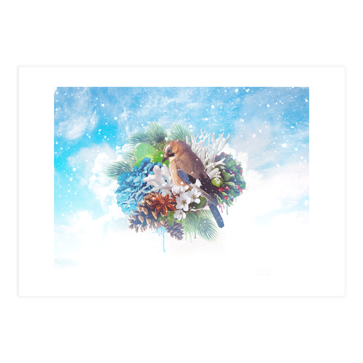 Floral Winter Magic (Print Only)