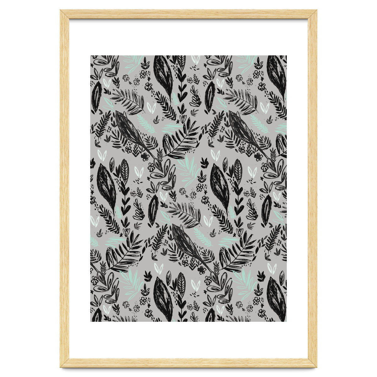 Inky Jungle Pattern