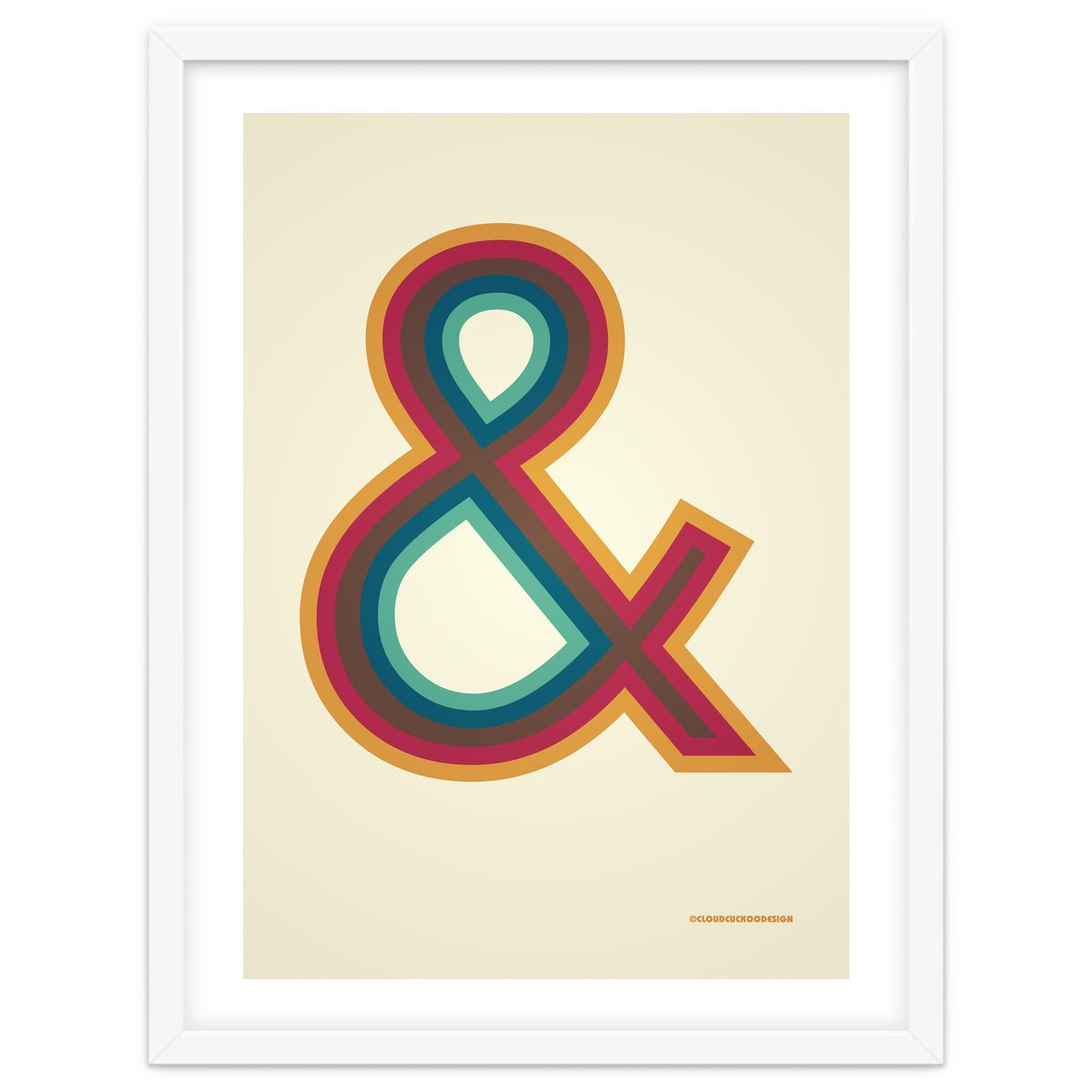 1970s Retro Ampersand