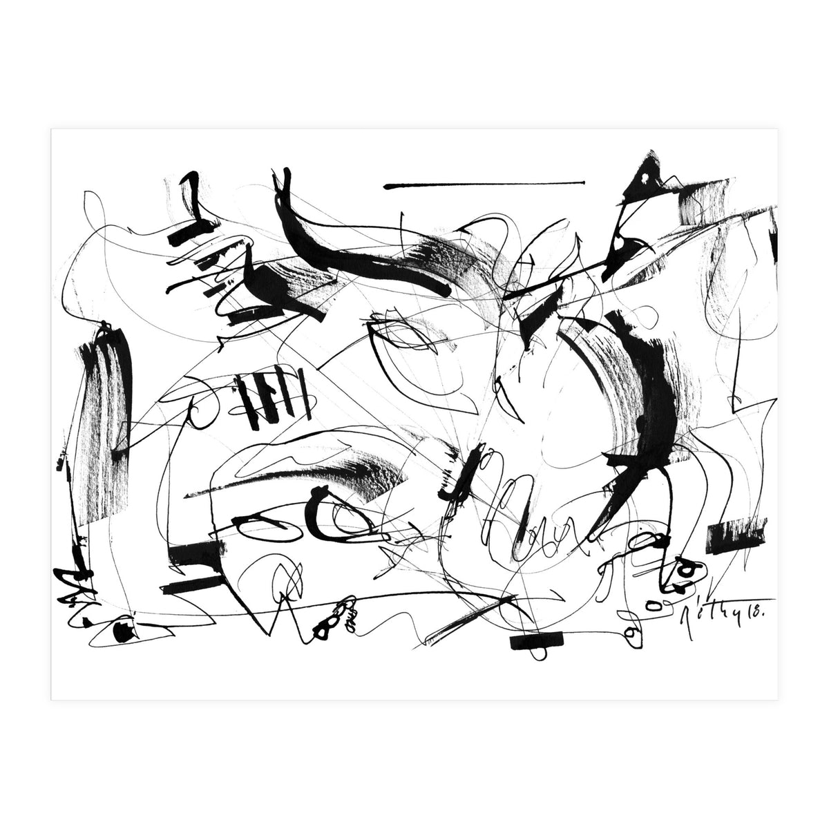 Crushed by a Bull - b&w (Print Only)