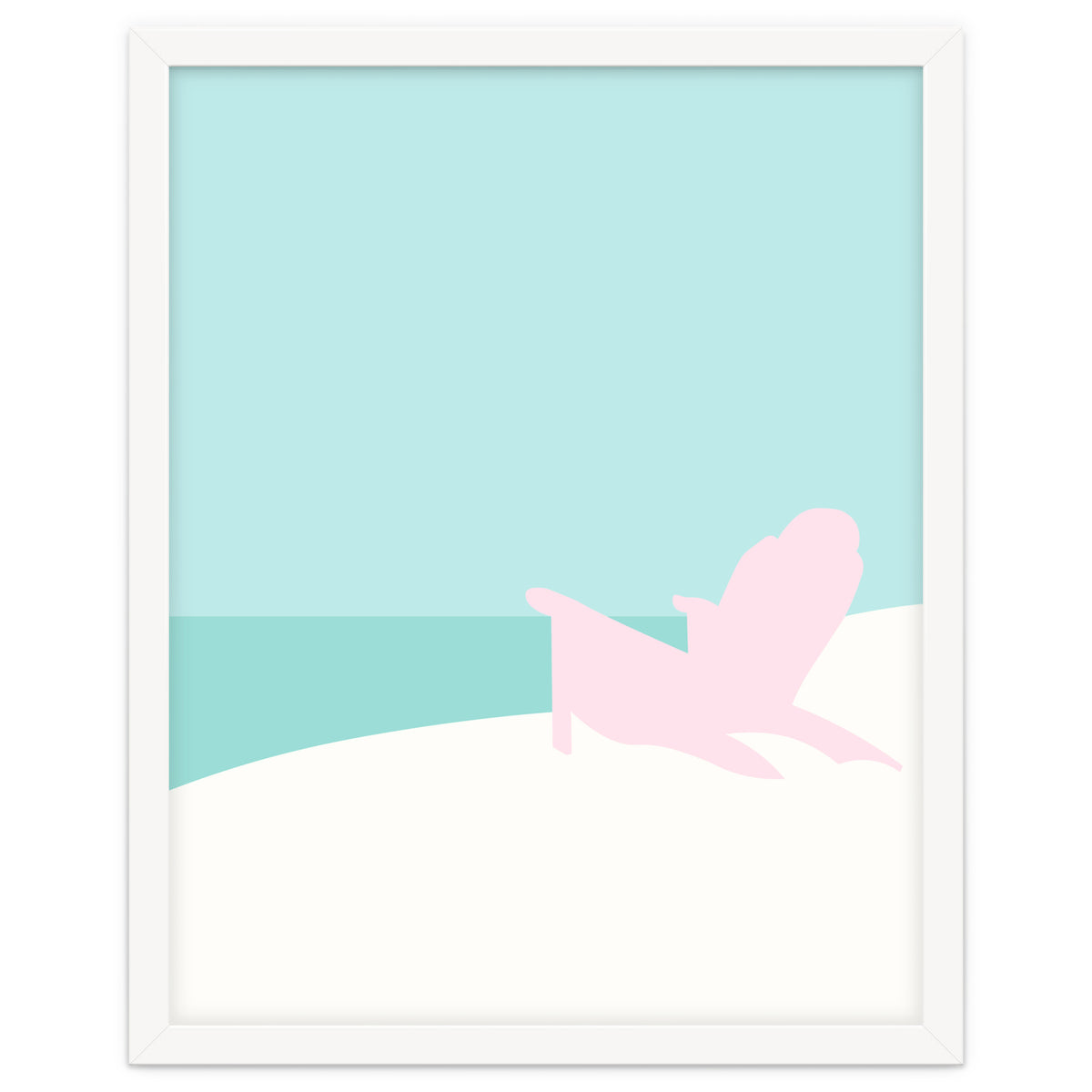 Minimal Beach Chair - Turquoise Coast