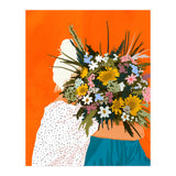 Happiness Is To Hold Flowers In Both Hands (Print Only) thumbnail