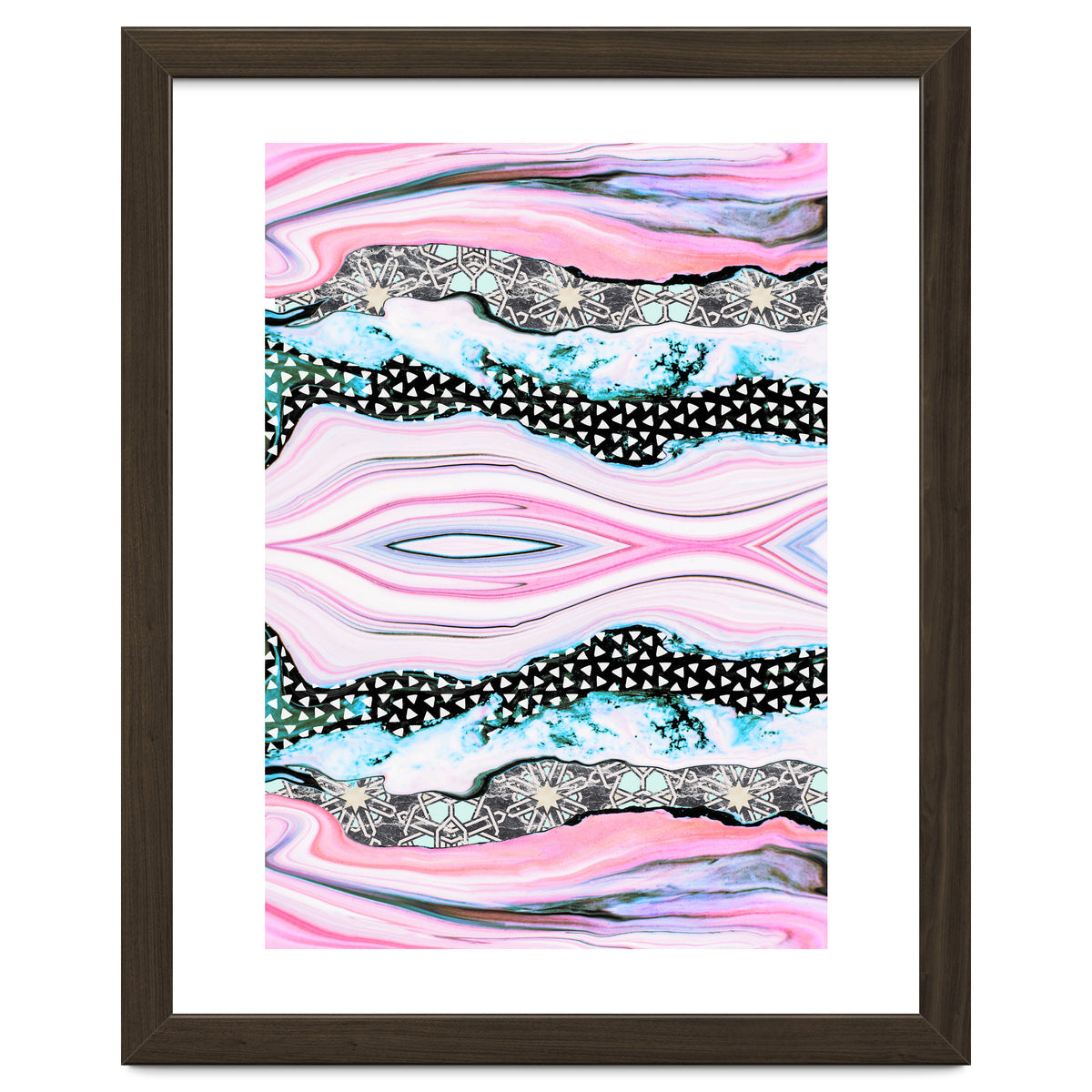 Abstract shapes of marble and patterns