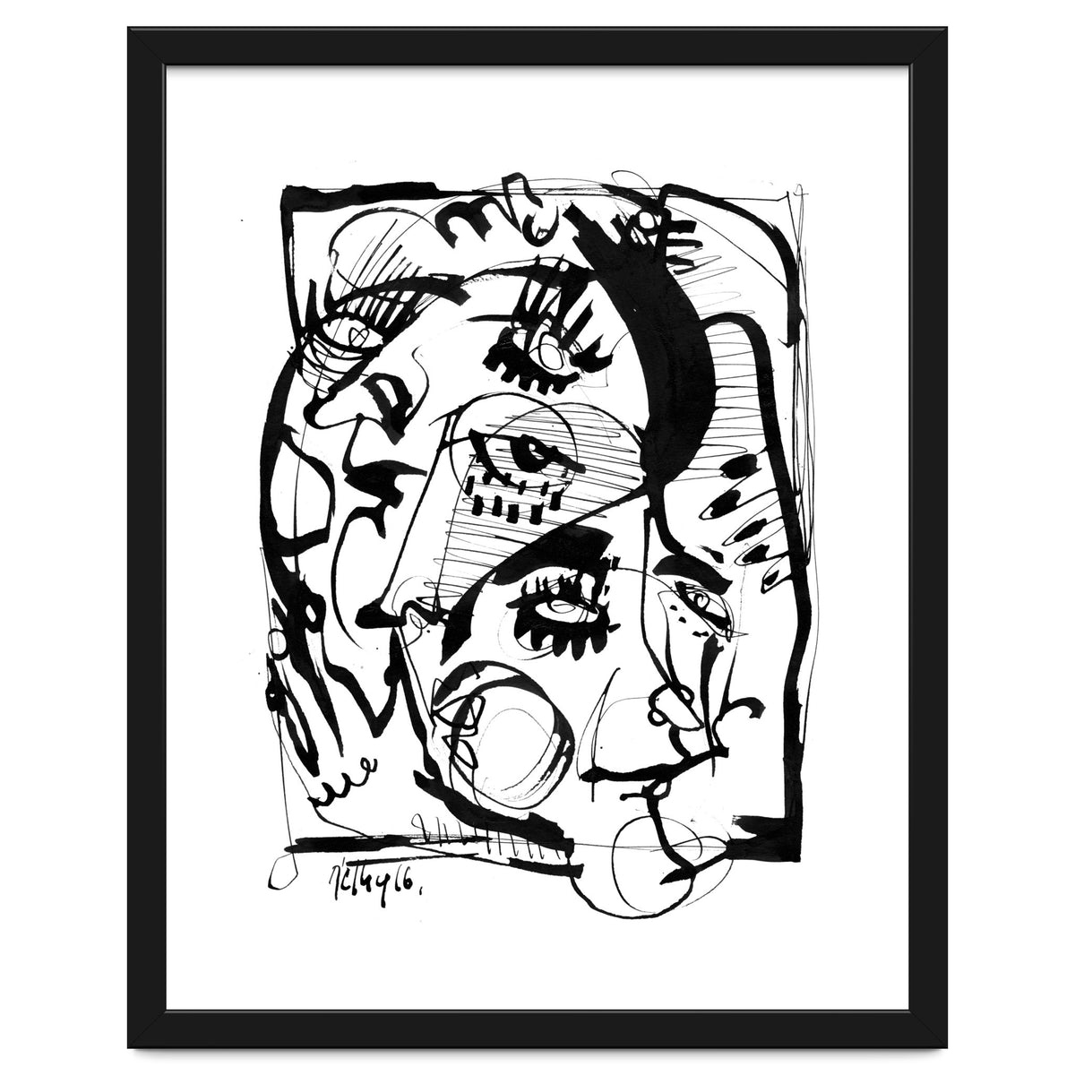 The Pretty People - b&w