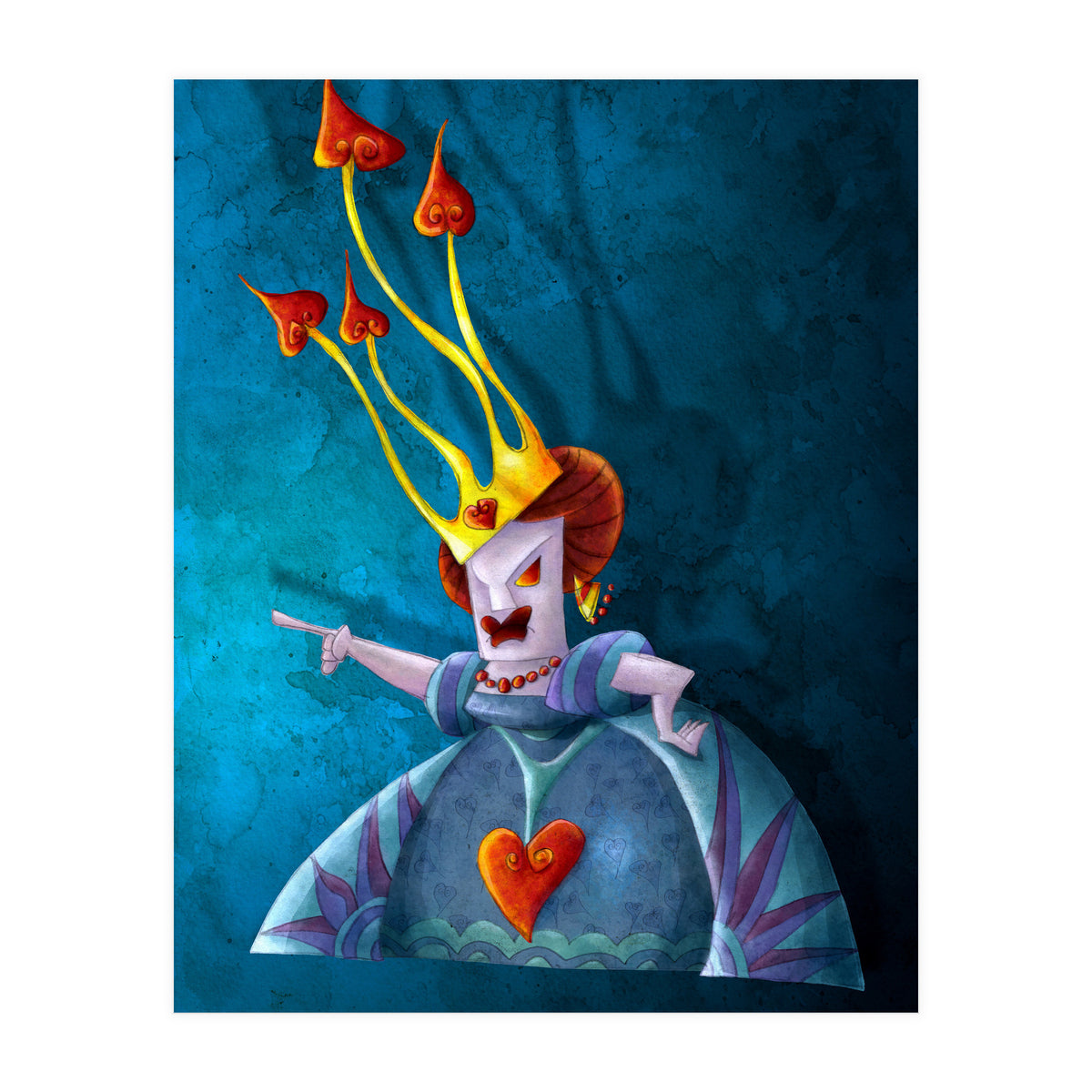 The Queen of Hearts (Print Only)