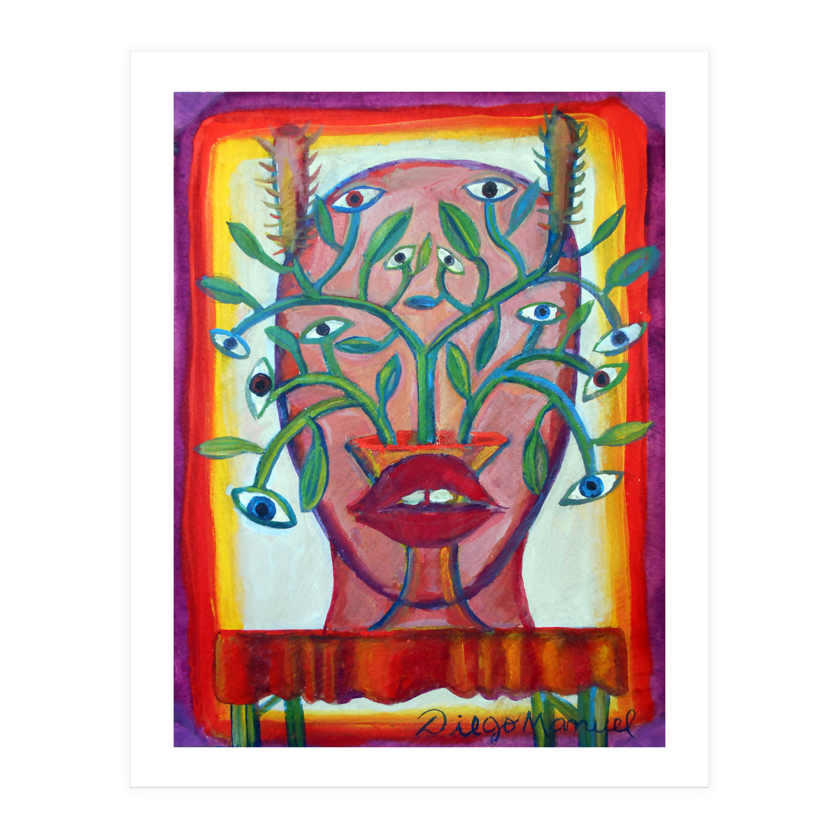 Cabeza De Mujer 5 (Print Only)