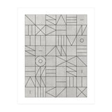 My Favorite Geometric Patterns No.3 - Grey (Print Only) thumbnail