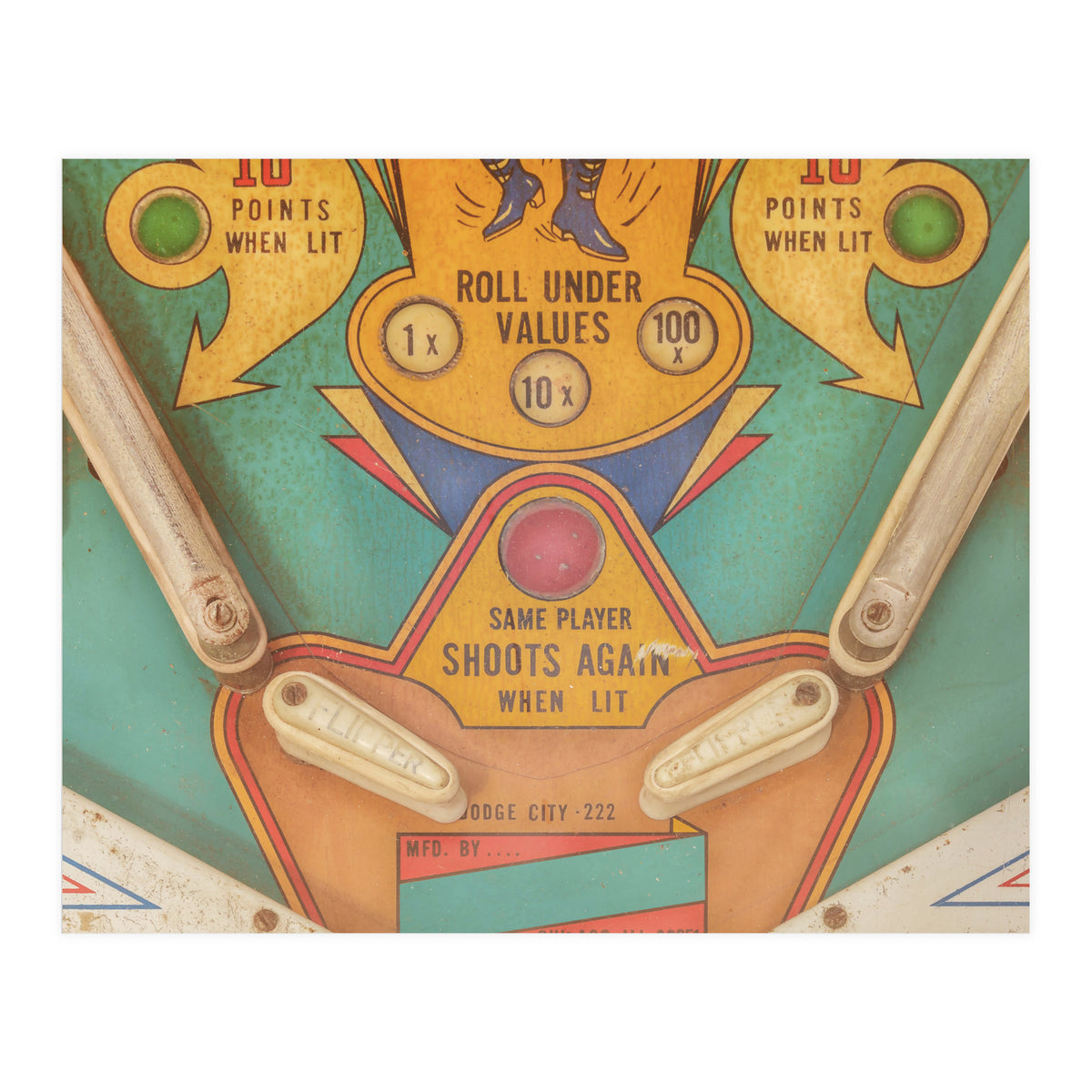 The vintage Pinball Machine (Print Only)