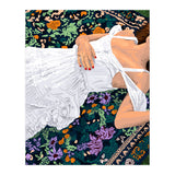 Moroccan Carpet, Bohemian Woman Painting (Print Only) thumbnail