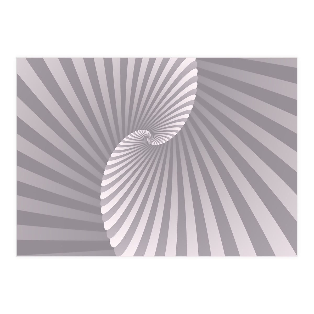 Abstract Retro Spiral (Print Only)
