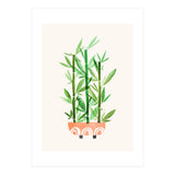 Happy Bamboo Houseplant (Print Only) thumbnail