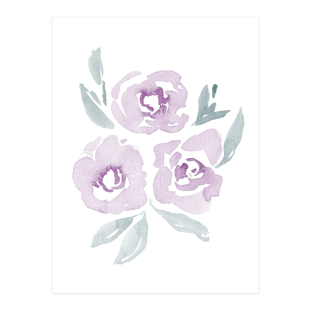Wild Roses | Sage & Mauve (Print Only)