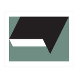 Geometric Shapes No. 85 - black, white & grey (Print Only) thumbnail