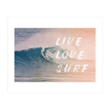 Live Love Surf (Print Only) thumbnail