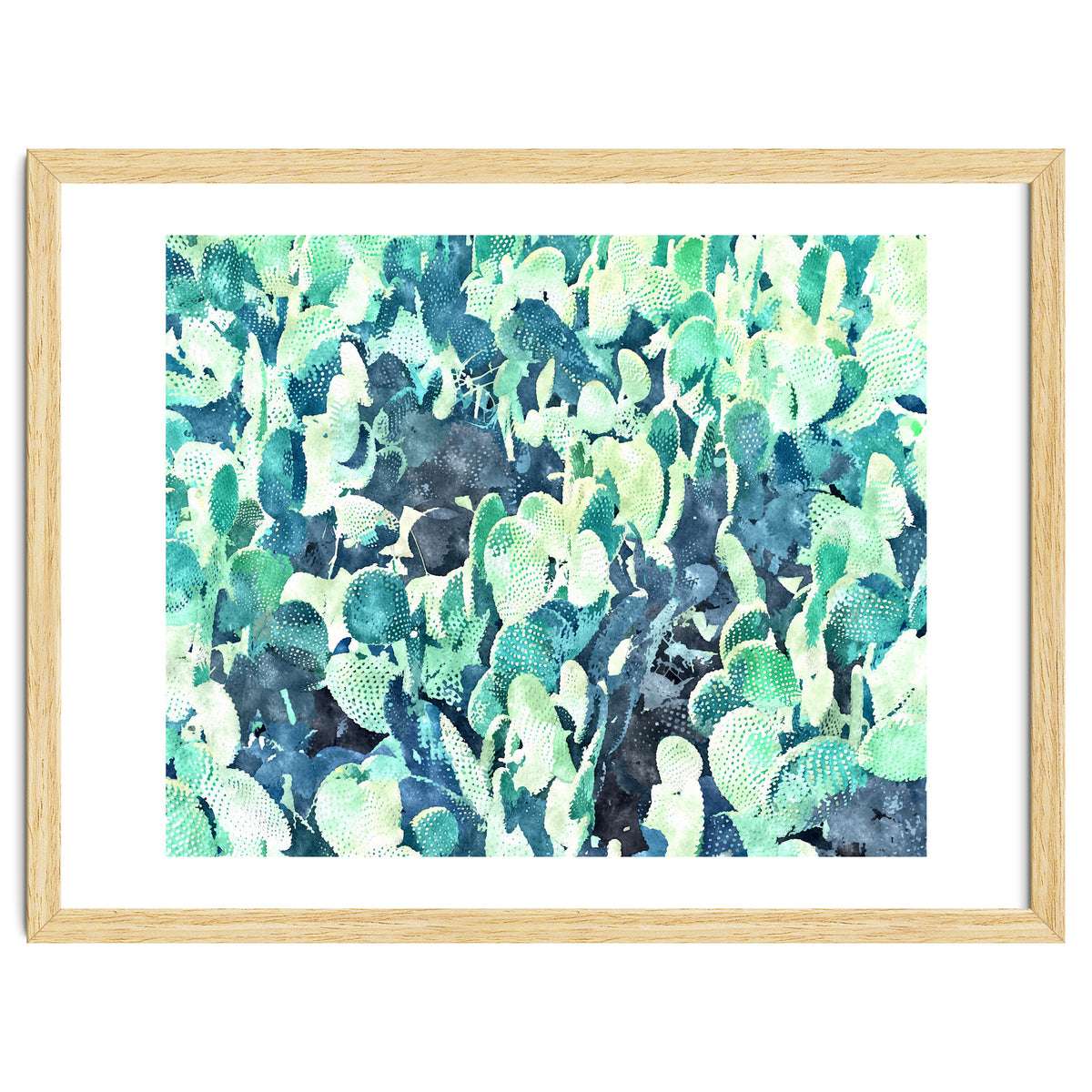 Watercolor Cactus III