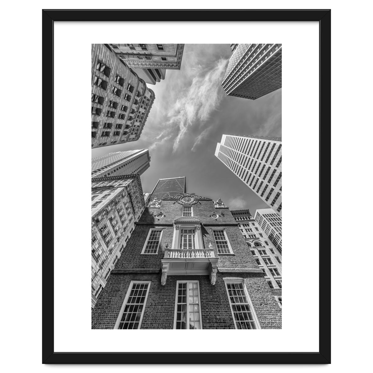 BOSTON Old State House and Skyscraper