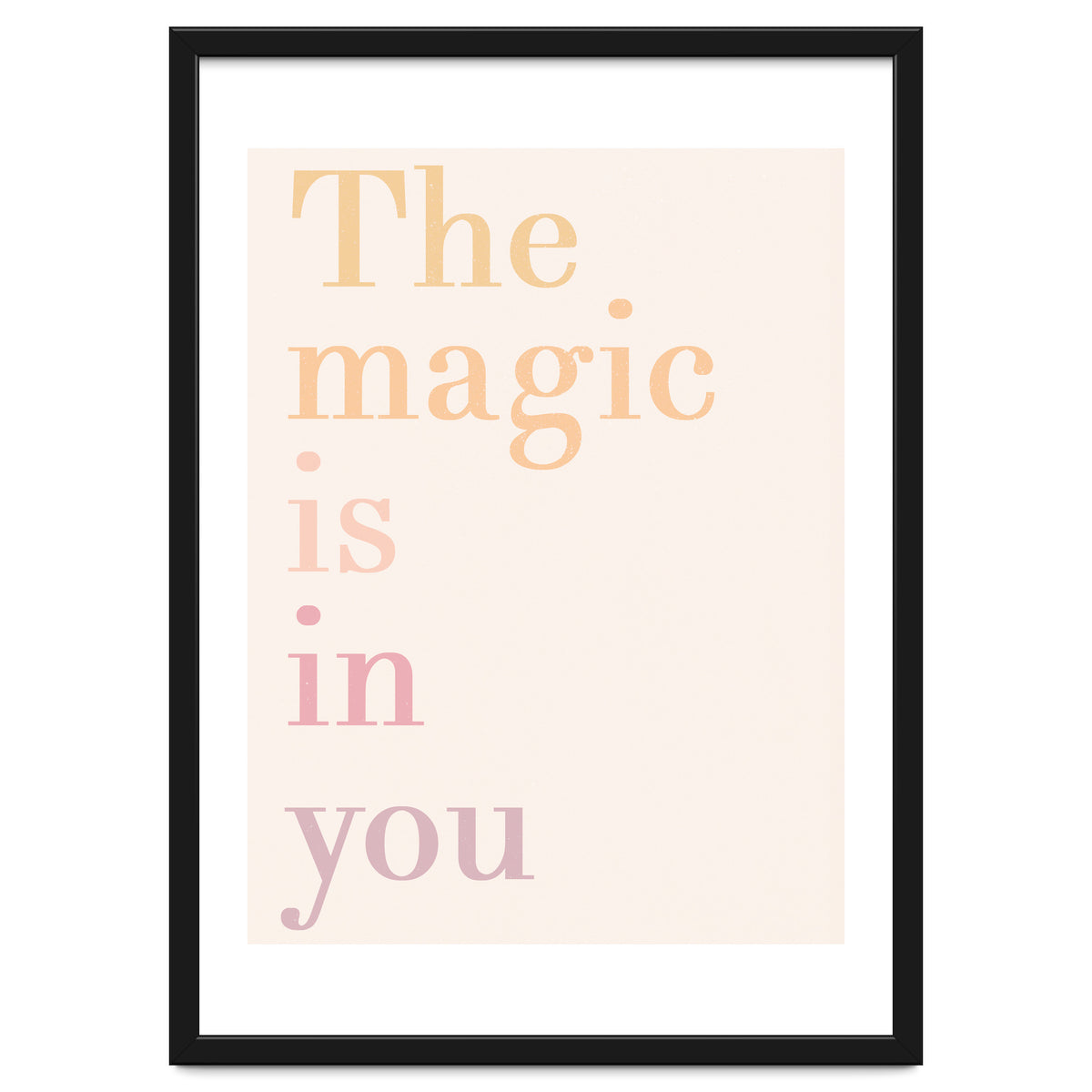 The Magic Is In You, Pastel