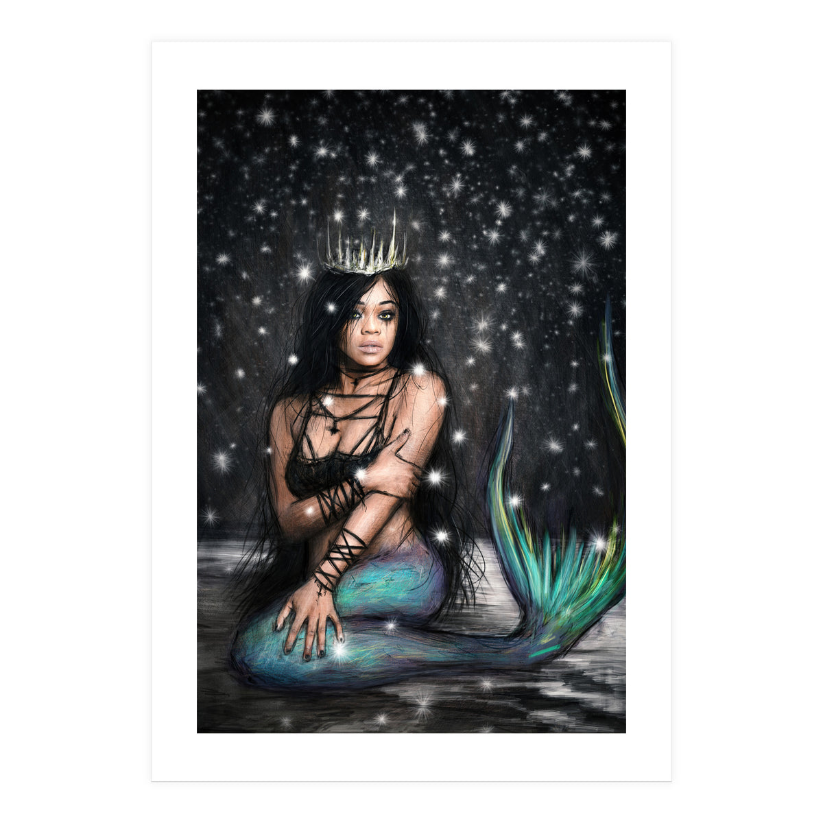 Shore At Midnight (Print Only)