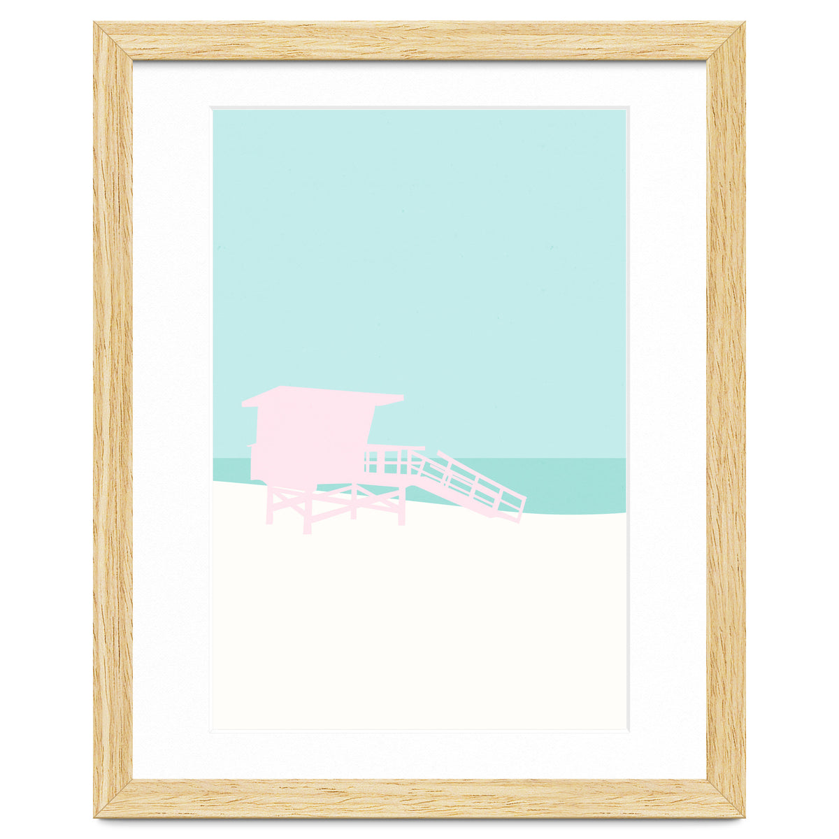 Minimal Lifeguard Tower - Turquoise Coast