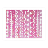 Abstract boho tribal pattern in pink (Print Only) thumbnail