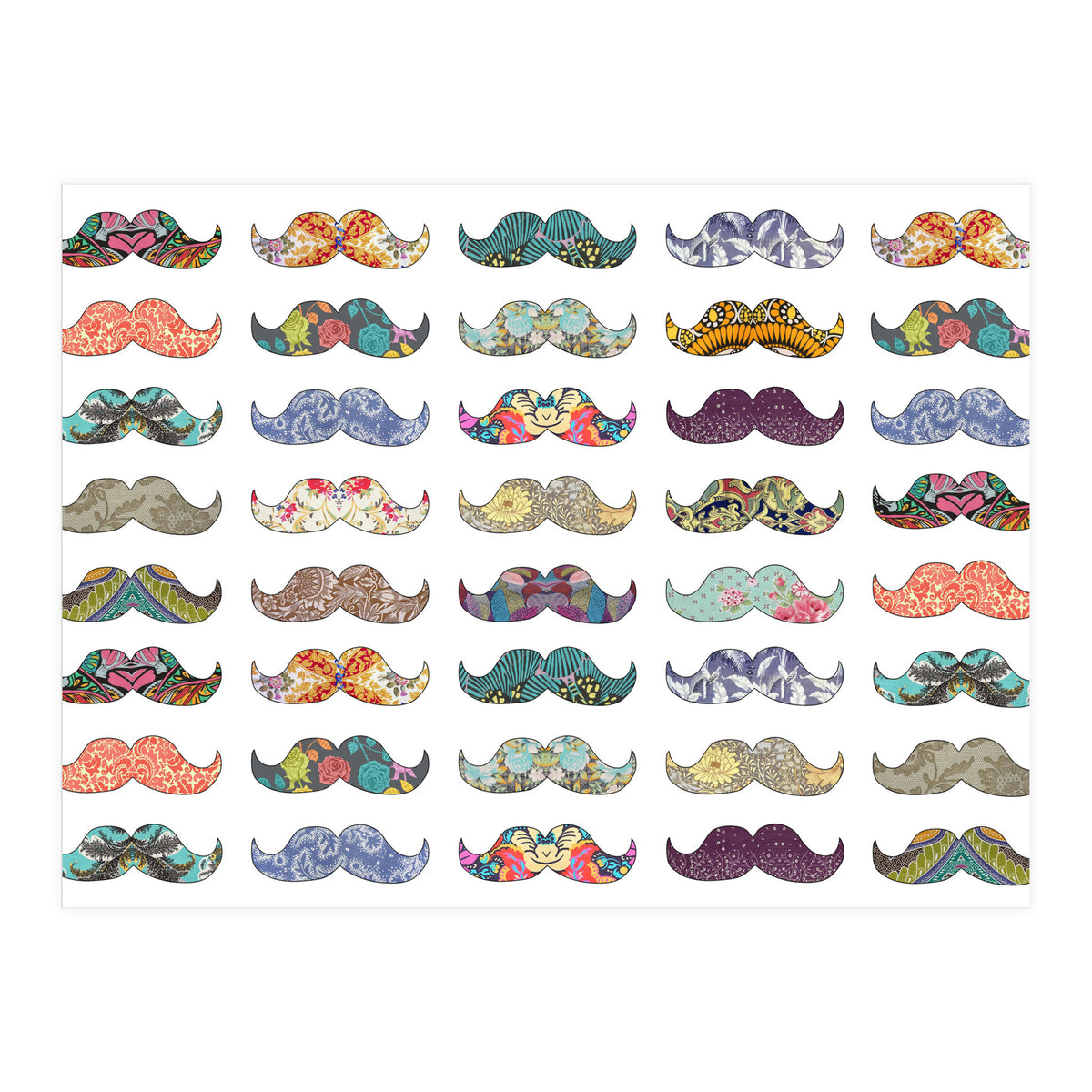 Mustache Mania (Print Only)