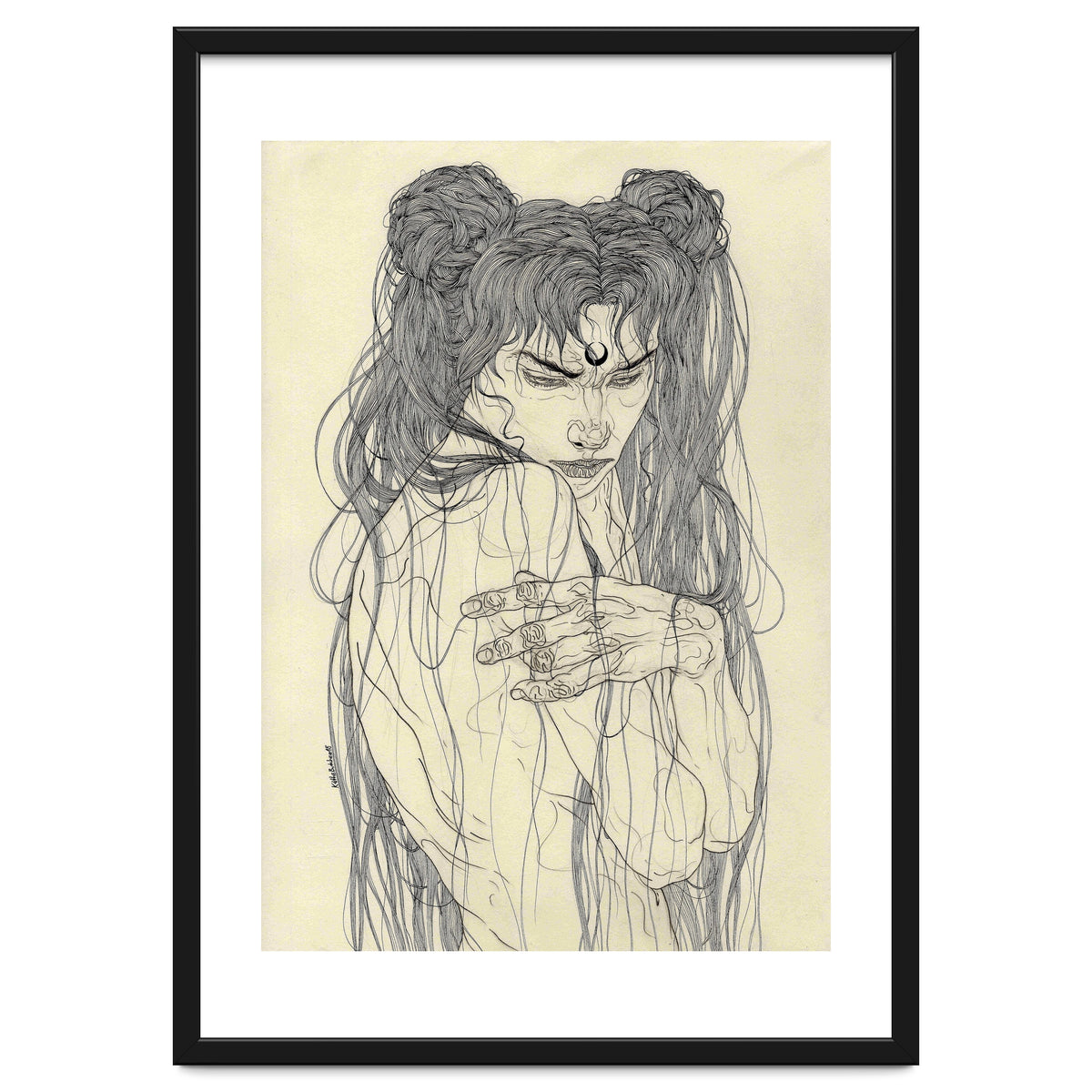 There is a dark moon rising inside of me