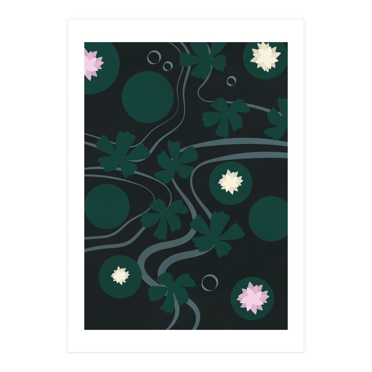 Lake At Night (Print Only)