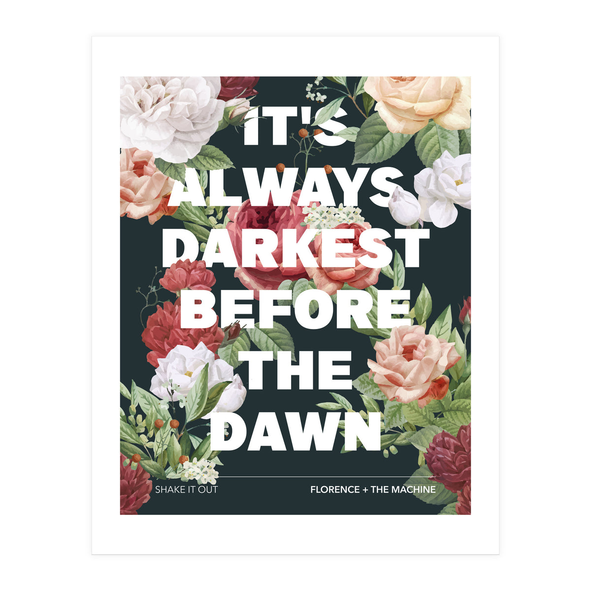 Florence + The Machine - Shake It Out (Print Only)