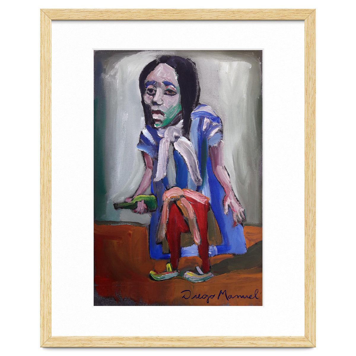 The fan, people from the neighborhood