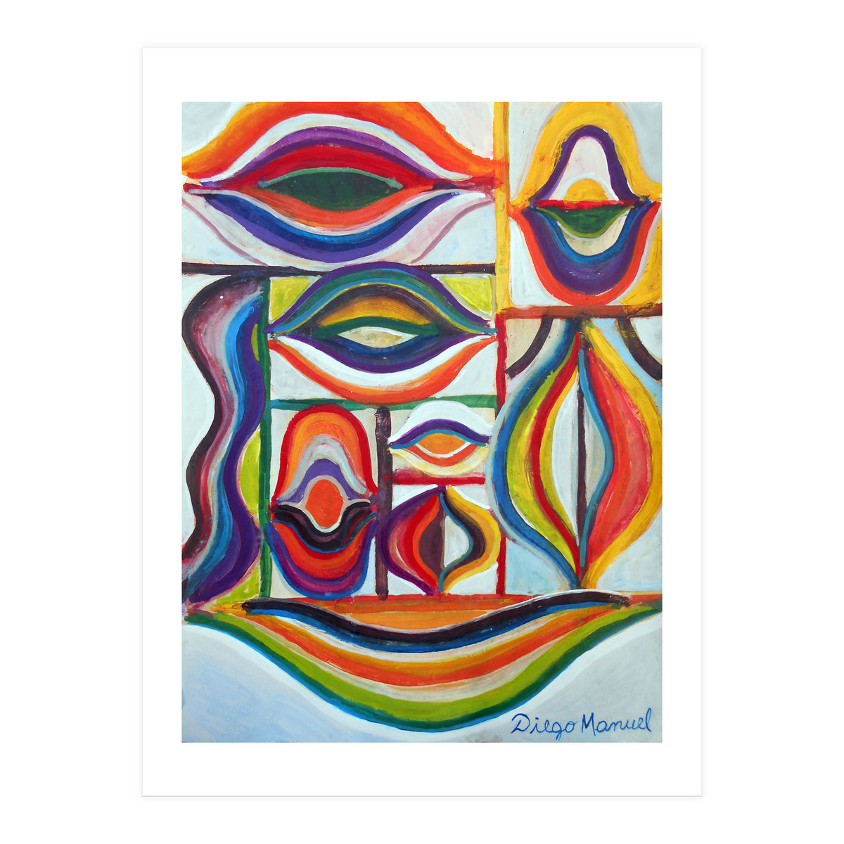 Ondas Cromaticas (Print Only)