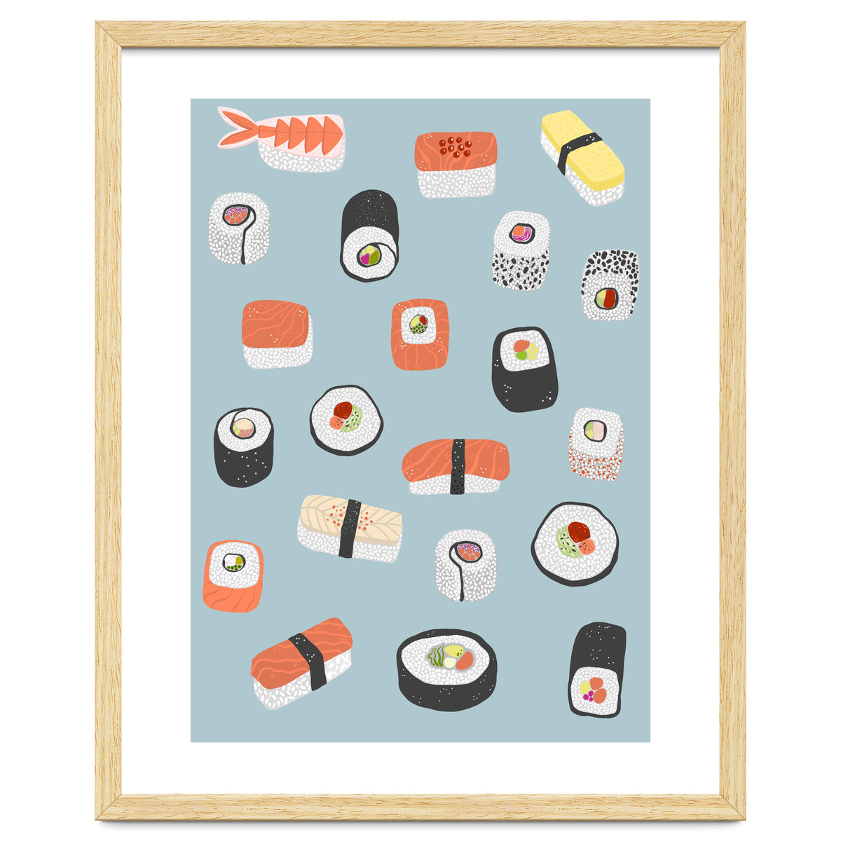 Sushi Roll Maki Nagiri Food Art