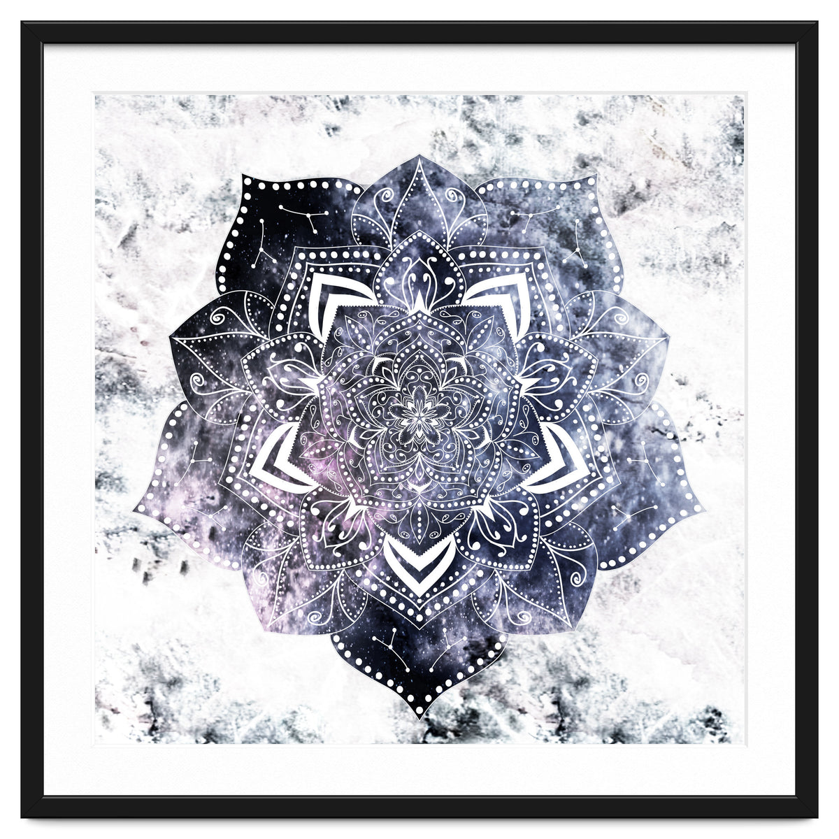 Cancer Constellation Mandala