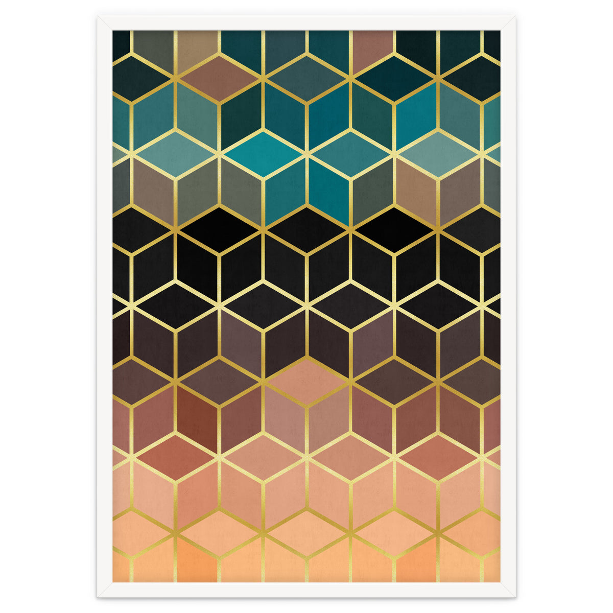 Colorful and golden pattern III