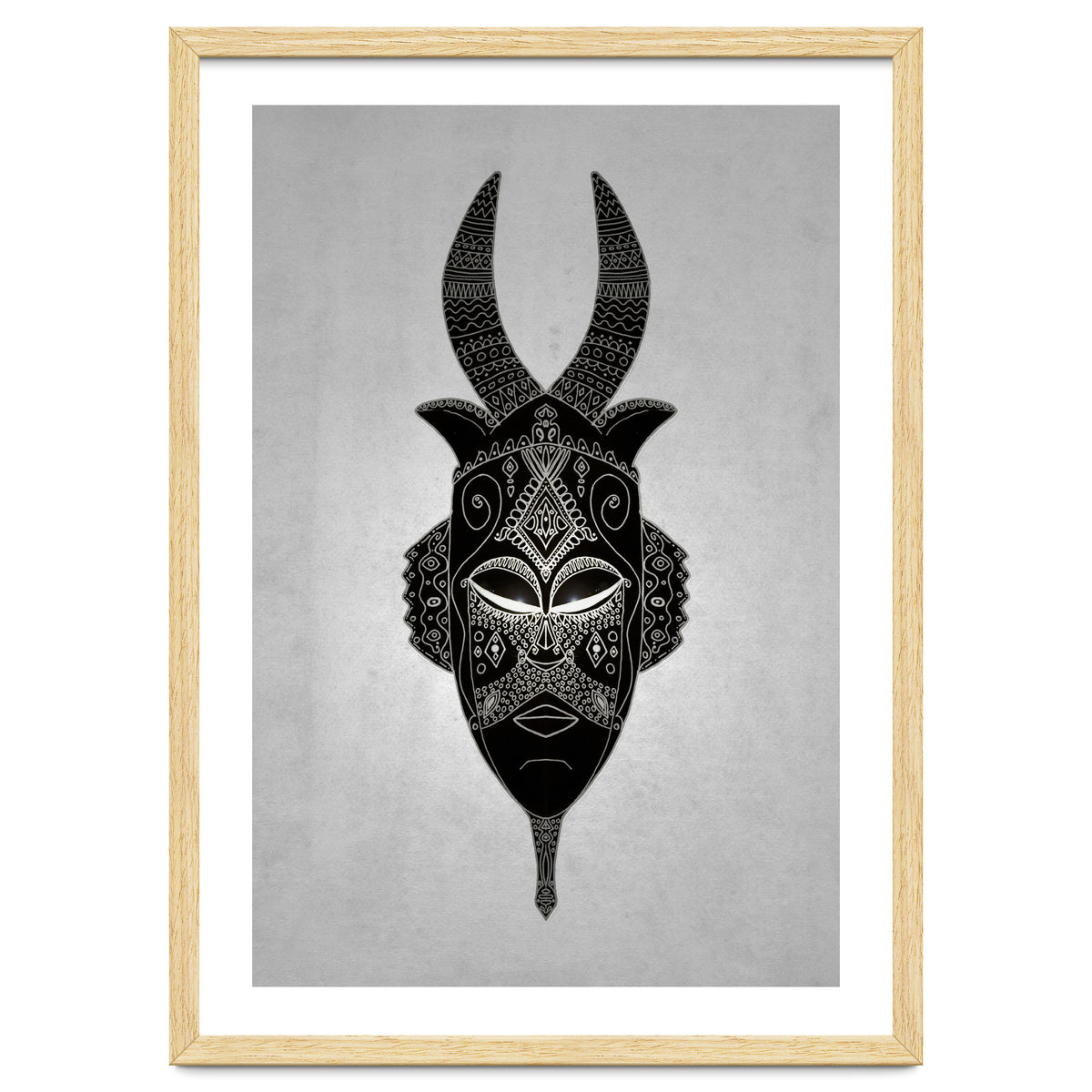 Horned Tribal Mask