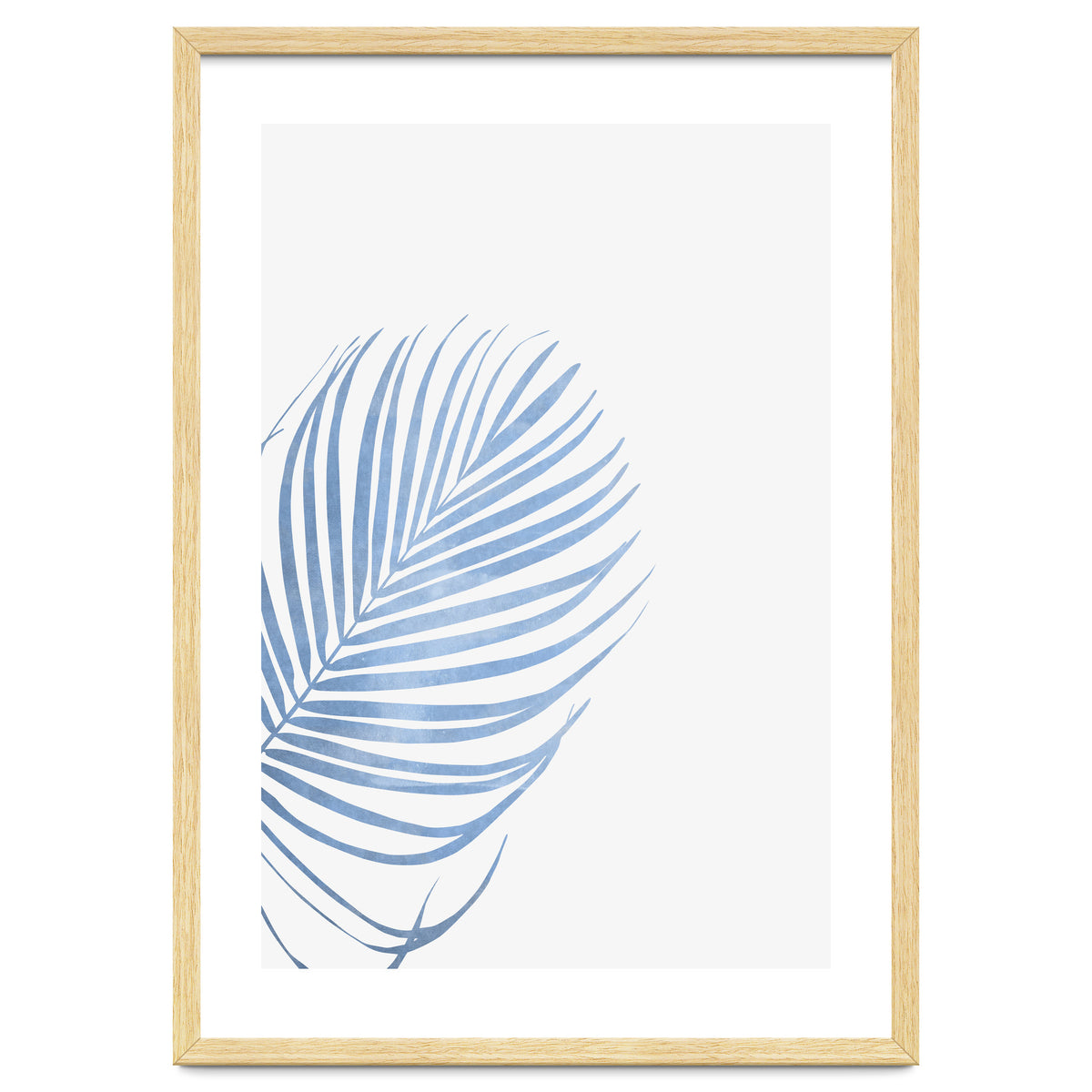 Blue Palm Leaf