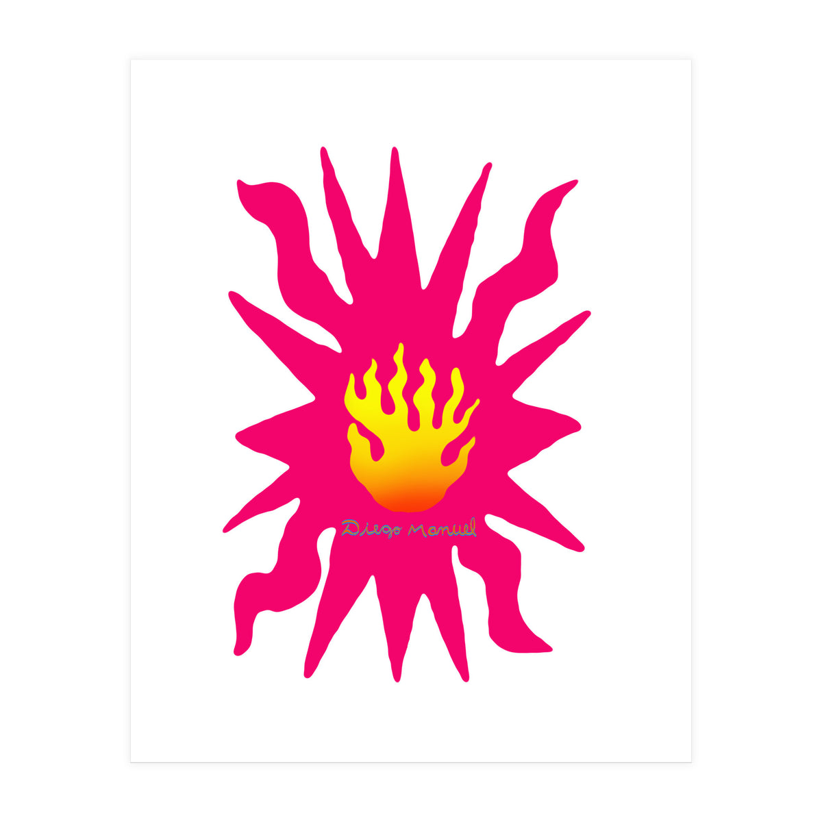 Fuego 38 Copia (Print Only)