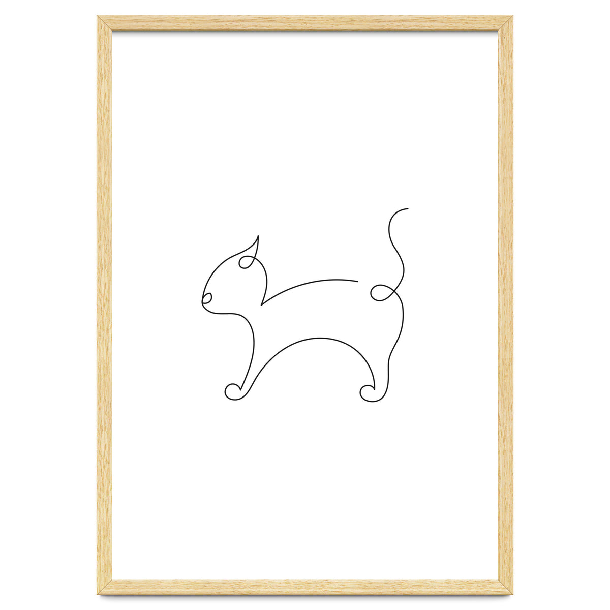 One Line Cat