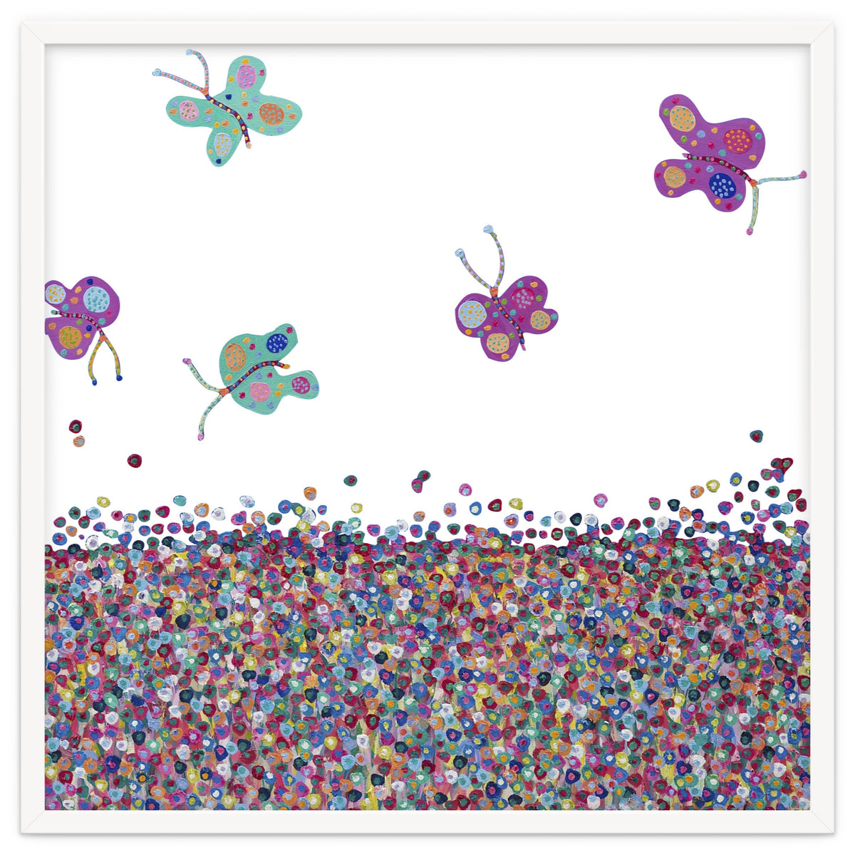 Butterflies Are Free (white)