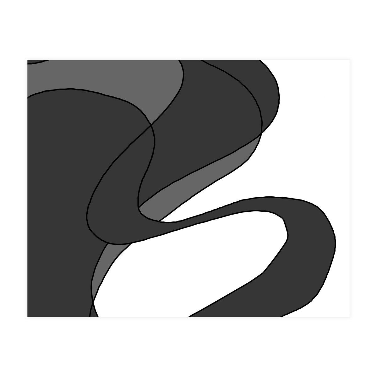 Grey Waves 3 (Print Only)